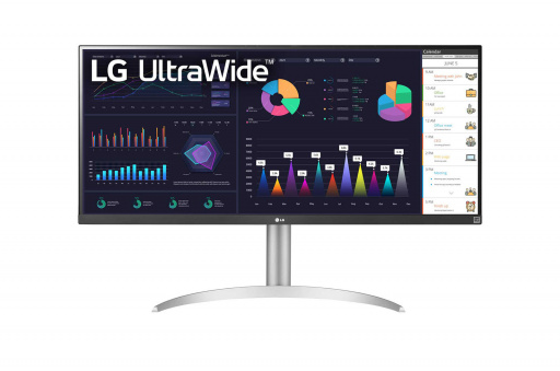 LG 34WQ650-W computer monitor 86.4 cm (34") 2560 x 1080 pixels UltraWide Full HD LCD Black, Silver