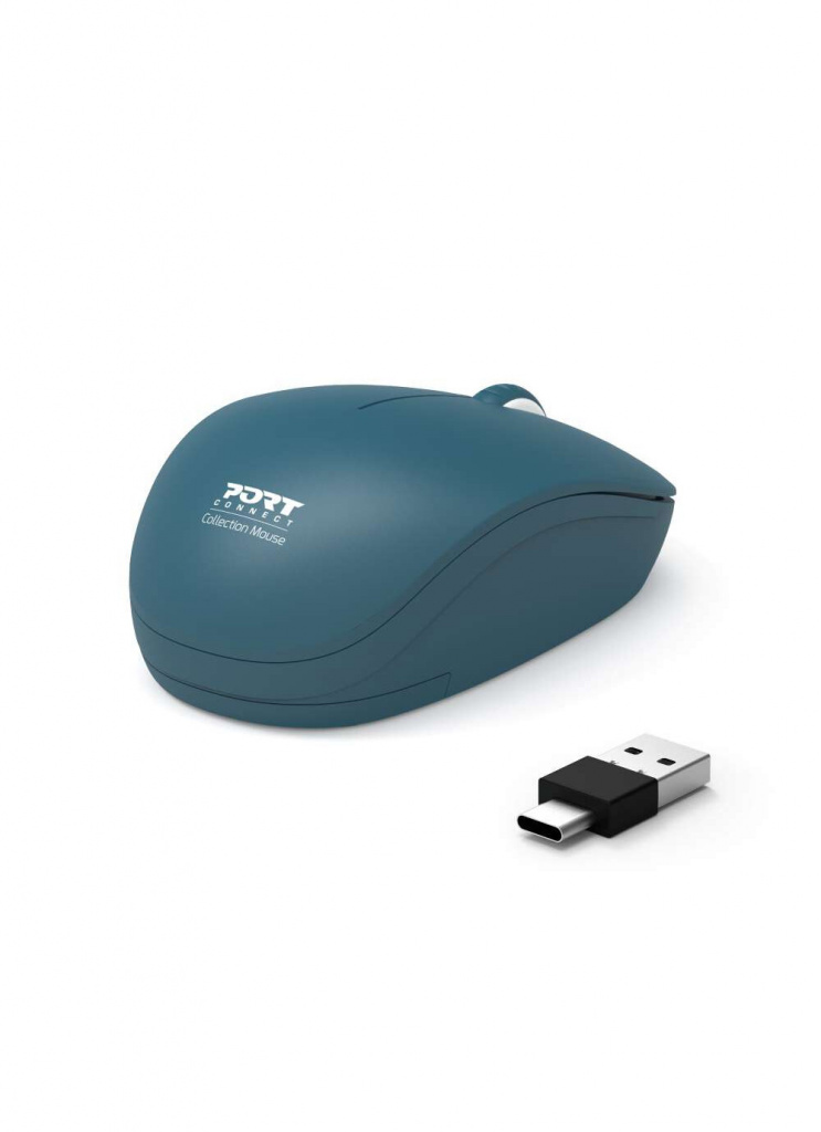 Port Designs 900545 mouse Office Ambidextrous RF Wireless Optical 1600 DPI