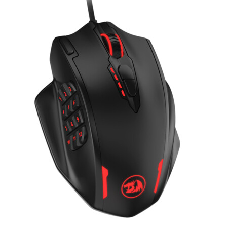 REDRAGON M908 IMPACT mouse Gaming Right-hand USB Type-A Optical 12400 DPI