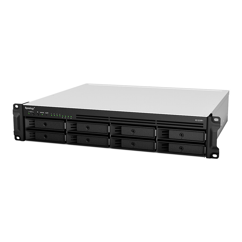 Synology RackStation RS1221RP+ NAS/storage server Rack (2U) Ryzen Embedded V1500B 4 GB DDR4 0 TB DiskStation Manager Black - Image 3