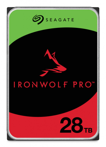 Seagate Ironwolf Pro ST28000NT000 28TB 3.5'' HDD NAS Drives 7200 RPM; SATA 6GB/s Interface; 256MB Cache;550TB/Year; Unlimited Ba