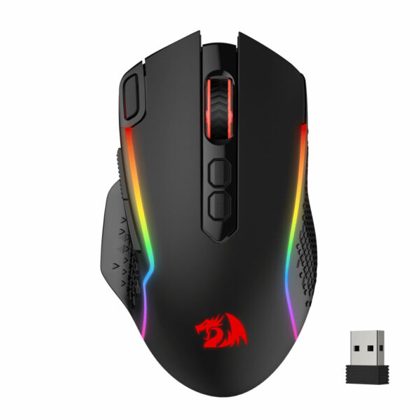 REDRAGON M810RGB-PRO mouse Gaming Ambidextrous RF Wireless + USB Type-C Optical 10000 DPI