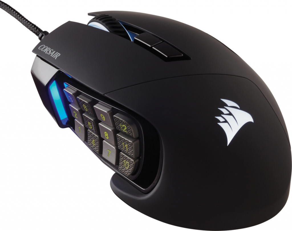 Corsair SCIMITAR RGB ELITE mouse Gaming Right-hand USB Type-A Optical 18000 DPI