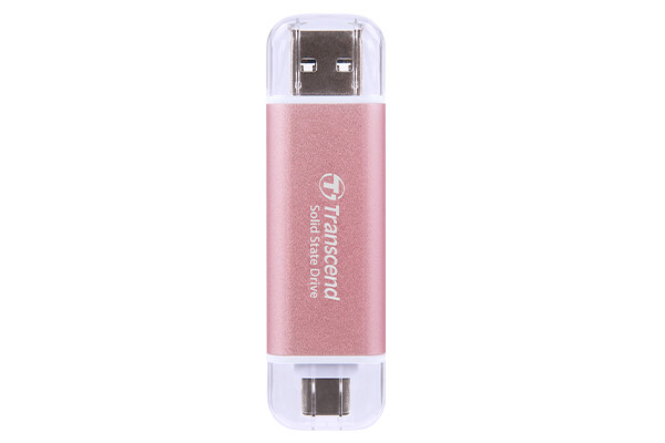 Transcend ESD310 512 GB USB Type-A to USB Type-C 3.2 Gen 2 (3.1 Gen 2) Pink