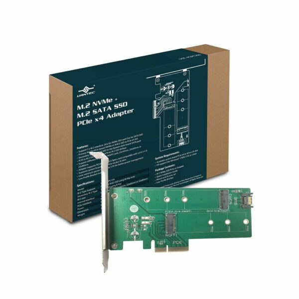 Vantec UGT-M2PC200 interface cards/adapter Internal M.2, SATA