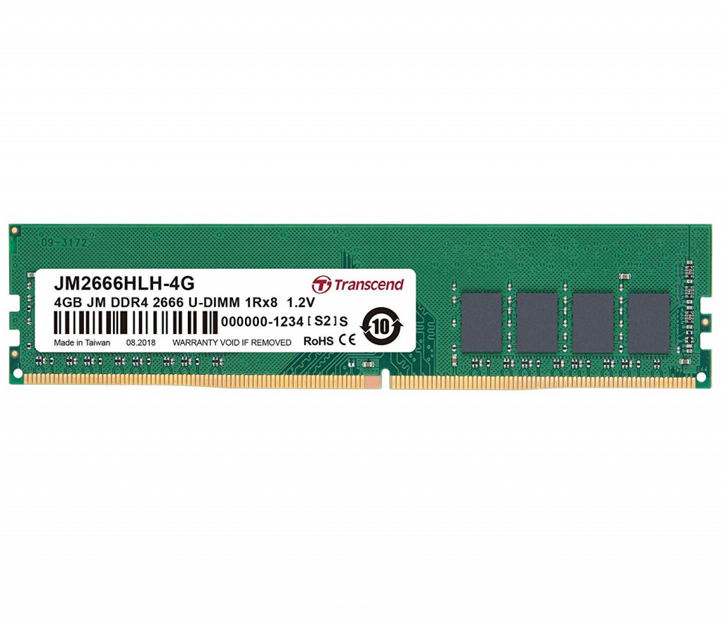 Transcend JM2666HLH-4G memory module 4 GB 1 x 4 GB DDR4