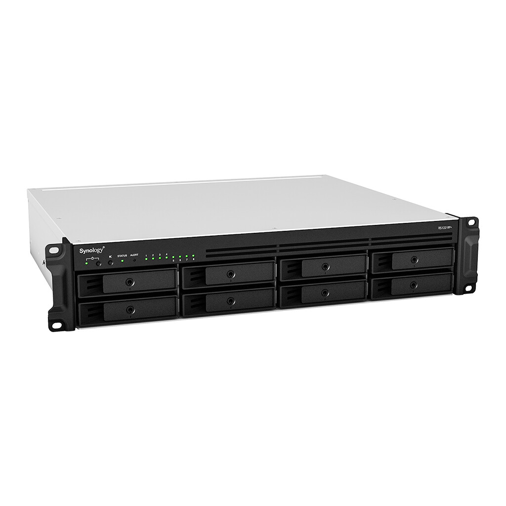 Synology RackStation RS1221RP+ NAS/storage server Rack (2U) Ryzen Embedded V1500B 4 GB DDR4 0 TB DiskStation Manager Black - Image 4