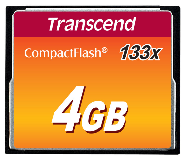 Transcend CompactFlash 133x 4GB